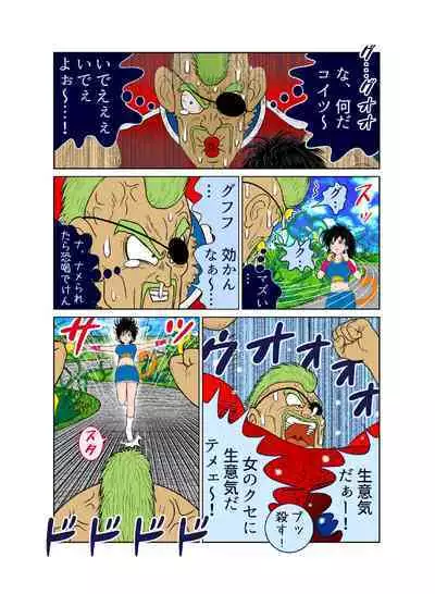 [riffle shuffle]Sawarite no Kuni Shippo no tsuita Sentoushuzoku (mesu) (Dragon Ball)