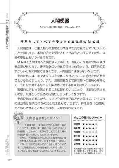Zero kara Hajimeru SM Manual Kawaii Dorei Shiikujutsu
