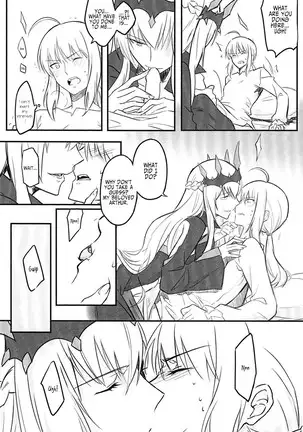 Fate Fanbook #1 Artoria x Morgan