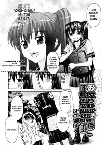 [Saegusa Kohaku] Oniichan To Wa Yobitakunai!! Ch01-03[English]