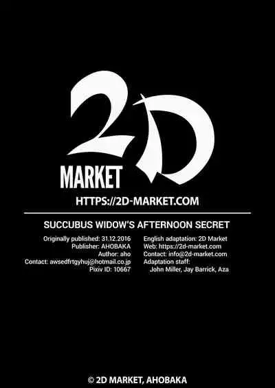 Succubus Miboujin Hirusagari no Himitsu | Succubus Widow's Afternoon Secret