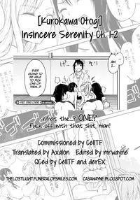 [Kurokawa Otogi] Fumajimeni Uraraka -Insincere Serenity- Ch. 1-2 [English] =TLL + CW=