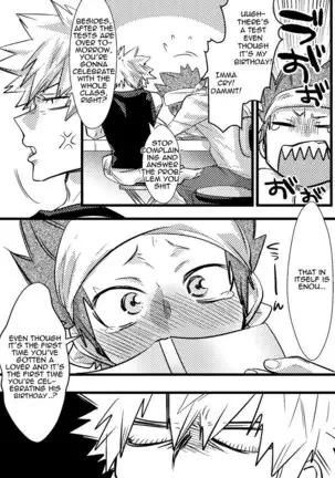 Kirishima Eijiro-kun Otanjoubi Omedetou Manga desu