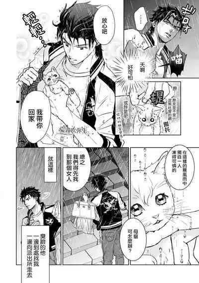 [霧吹弥生漢化组][三角ペンチ]可怕的臭臉君對貓很癡迷