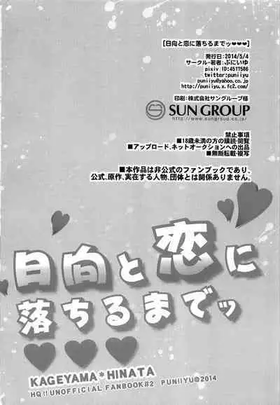 (SUPER COMIC CITY 23) [puniiyu] Hinata to Koi ni Ochiru Made— (Haikyuu!!)