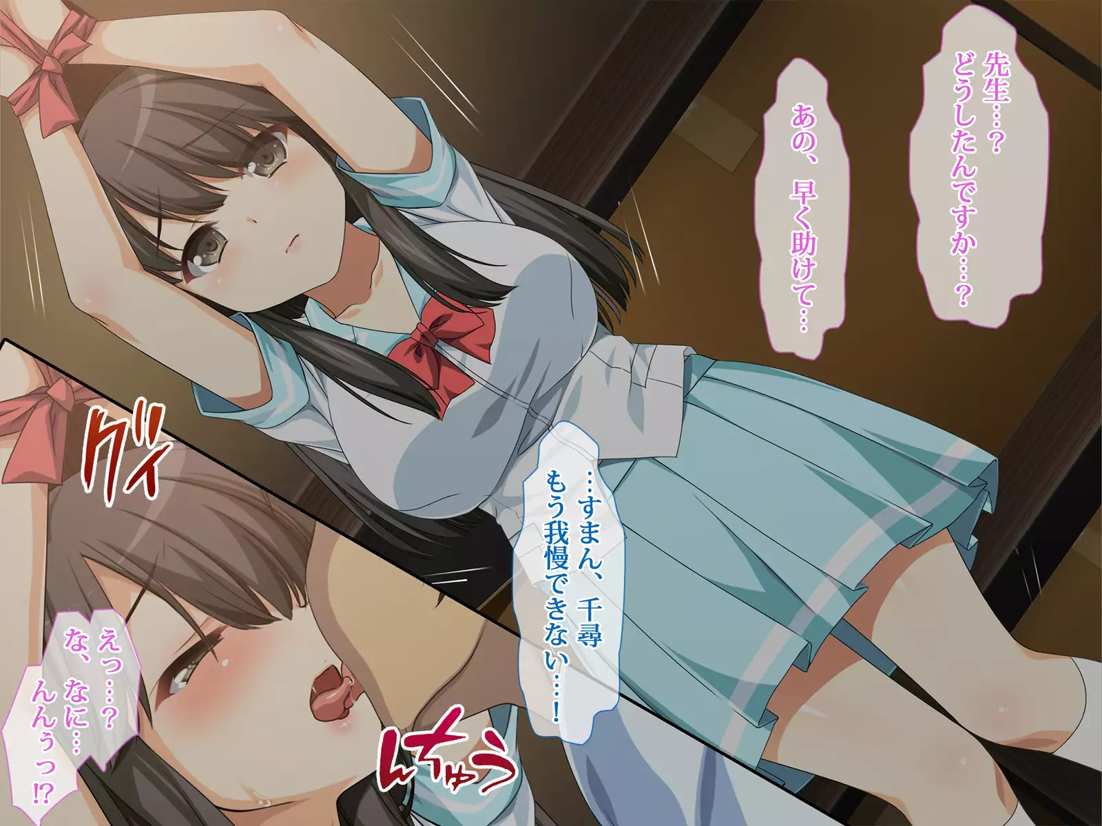 Flesh Holes That Can't Resist ~Schoolgirls Bound At Night~