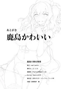 (C95) [spellcaster. (Sattol)] Kashima no Houshi Jijou (Kantai Collection -KanColle-)