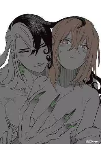 [Cha kure (nya r?)i) [FGO] D?man to guda-ko [Rin guda]?[fate/Grand Order)