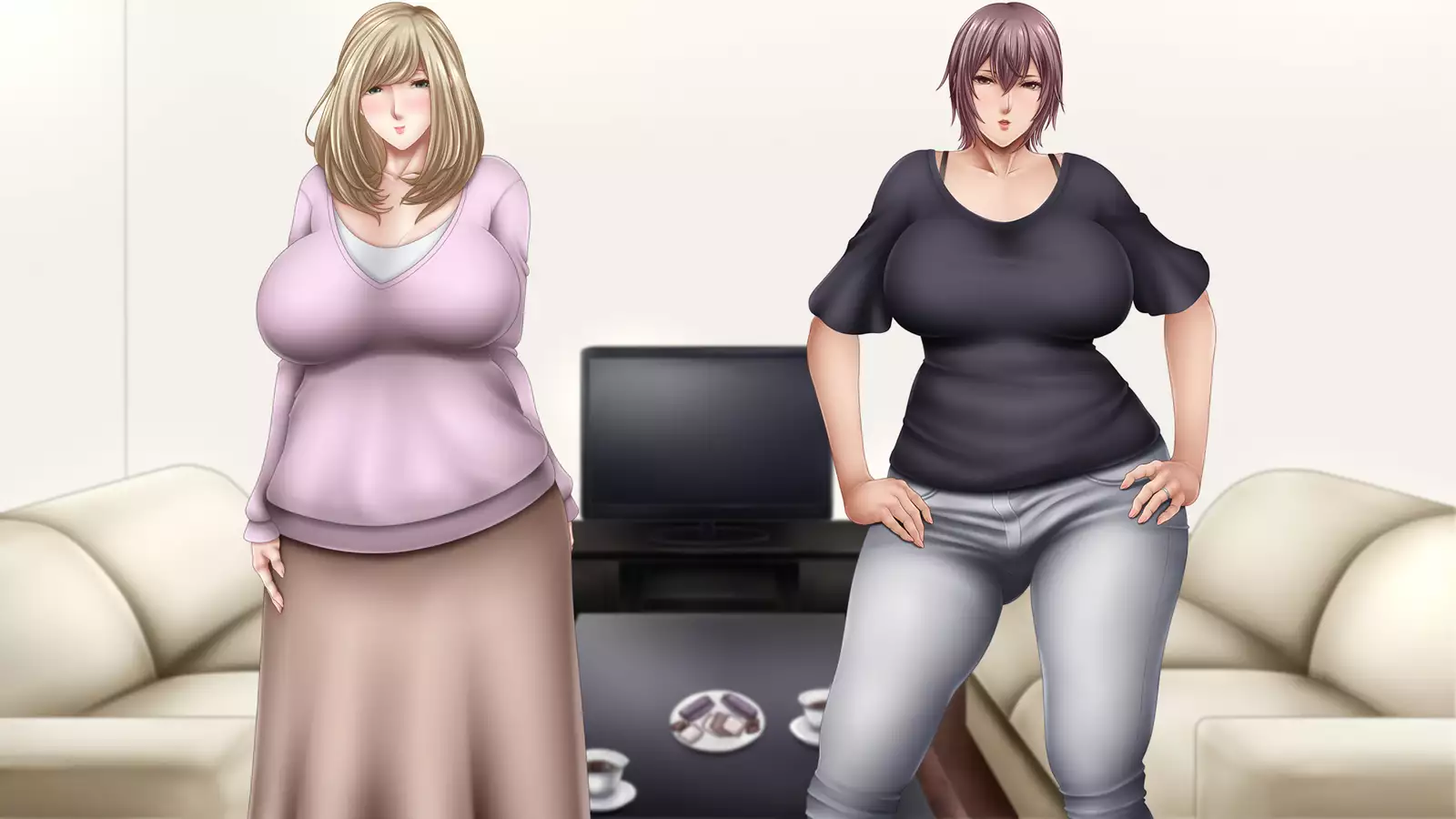 mama to sono osananajimi no ojisanto no ana kurabe