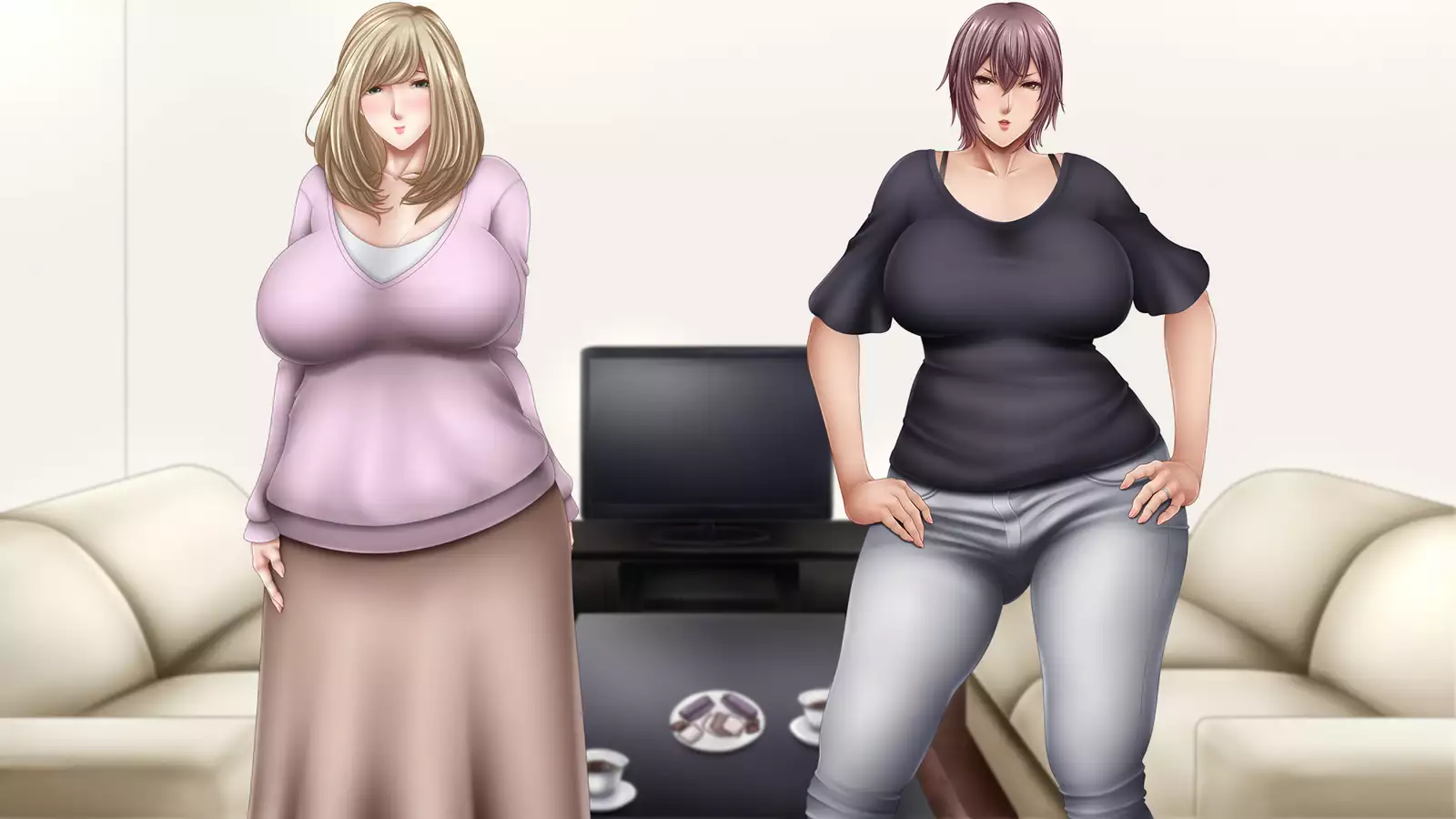 mama to sono osananajimi no ojisanto no ana kurabe