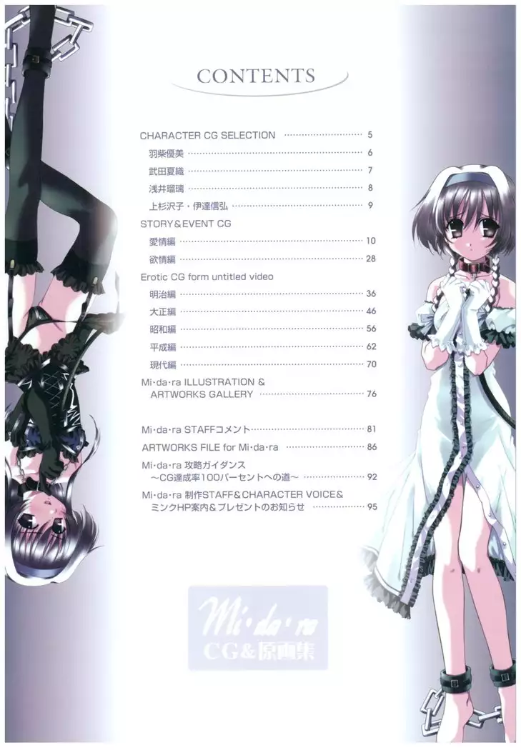 Mi.Da.Ra Cg & Original Picture Illustration Art Book