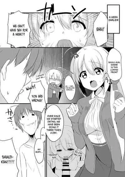 Onanie Daisuki na Kanojo ni Isshuukan Ecchi Gaman saseta Kekka