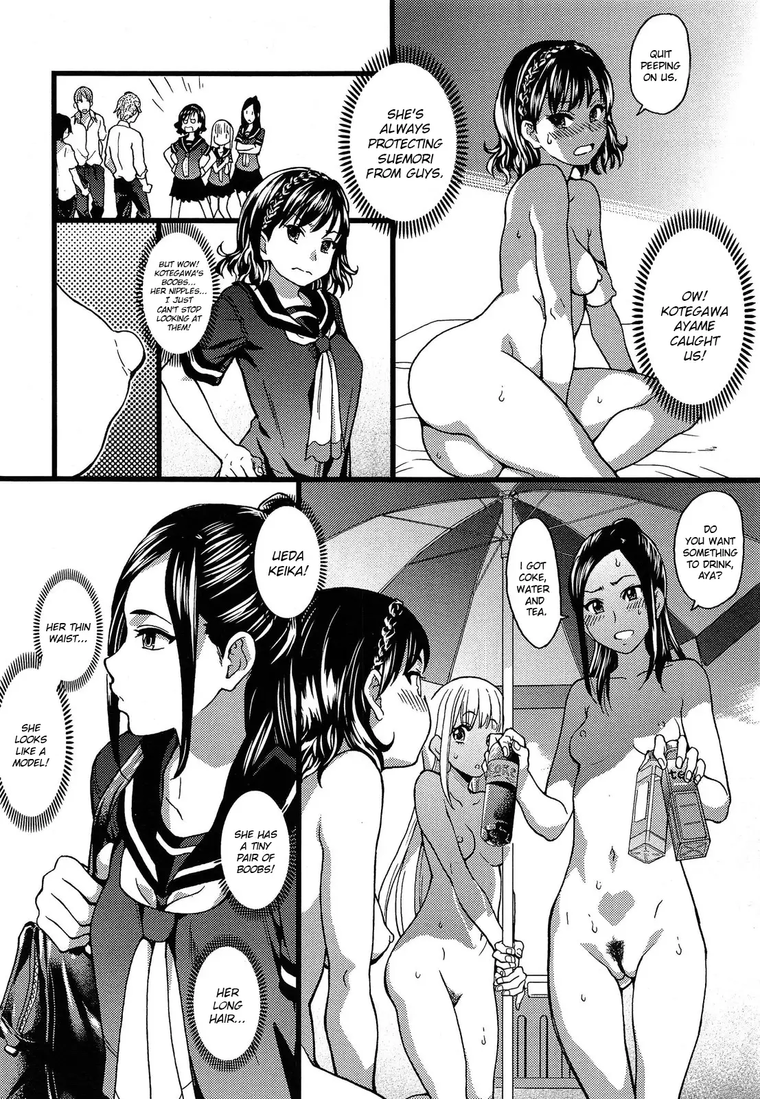 Nudist Beach ni Syuugaku Ryokoude!! Ch. 1-9