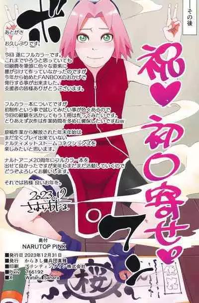 (C103) [Karakishi Youhei-dan Shinga (Sahara Wataru)] NARUTOP PINK (Naruto)