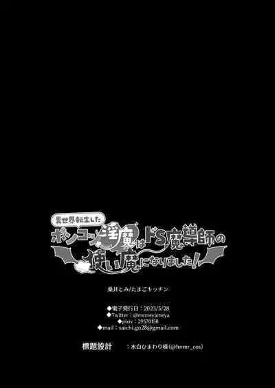 異世界転生したポンコツ淫魔はドS魔導師の使い魔になりました!
