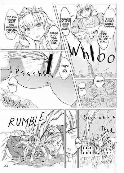 [Aoigai] Giantess princess scat [English]