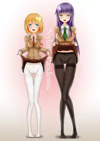 [Zakkin Kougyou (Zakkin)] Akogare no Senpai to... Nylon Pandemic [Chinese] [新桥月白日语社] [Digital]