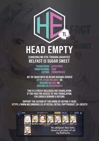 Belfast-san wa Amaamai | Belfast is Sugar Sweet