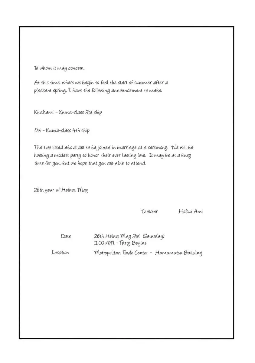 As Long As You Say It's Okay, Kitakami-san...