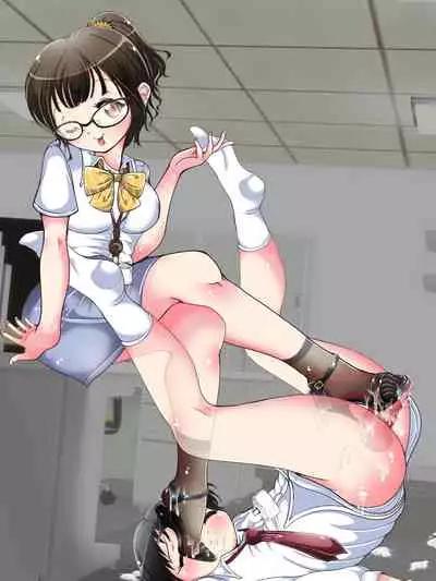 Seifuku OL ni fuma re chau ~tsuRiko senpai wa ashi koki jōzu