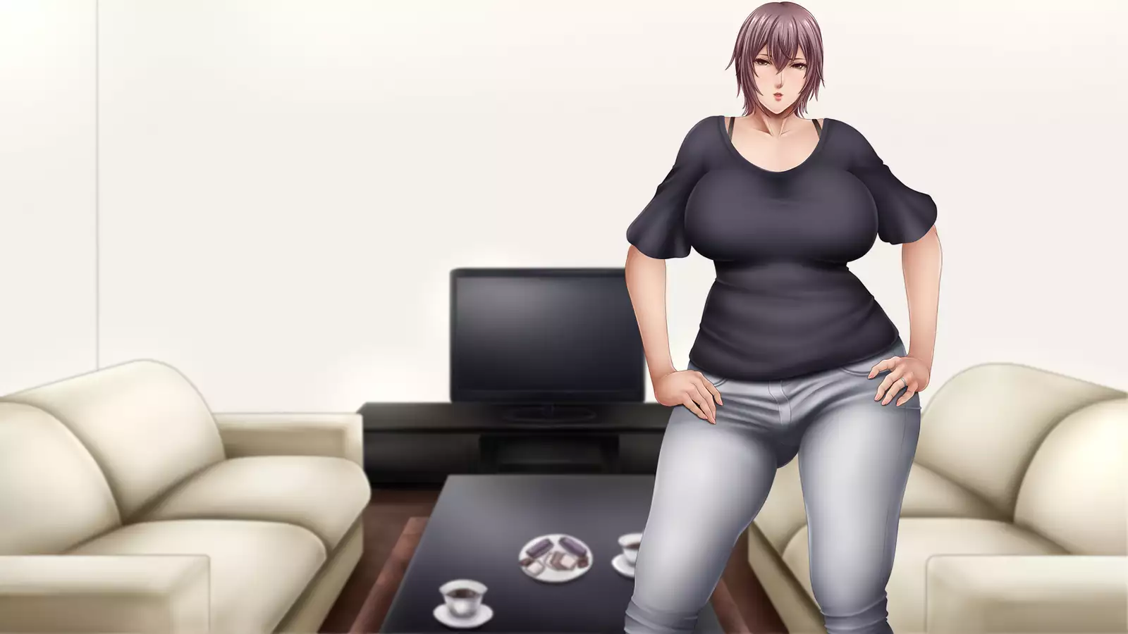 mama to sono osananajimi no ojisanto no ana kurabe