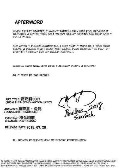 High Fuel Consumption BODY