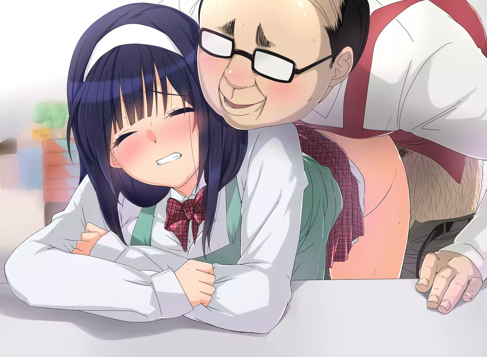 Manbiki Enzai Sou ~Chuunen Oyaji ni Okasare Otosareru Shoujo~